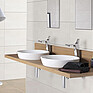 Kermos Metro Wandfliese creme und Boden braun lappato ©SAINT-GOBAIN Building Distribution Deutschland GmbH